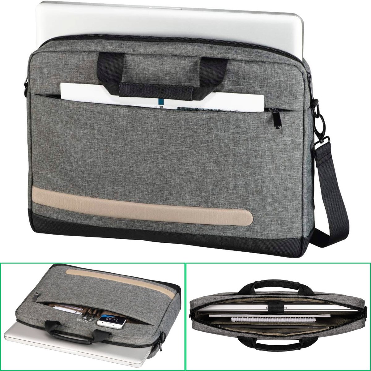 Hama notebooktas Terra 16" 16,2" 17" 17,1" 17,3" laptopcase beschermhoes hoes cover