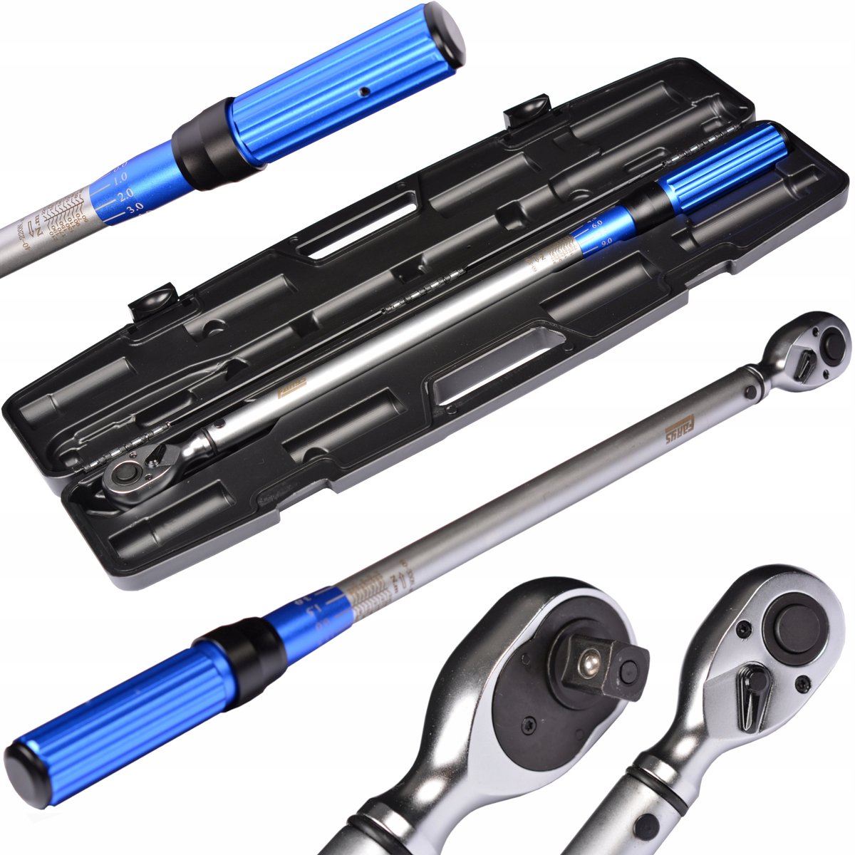 Farys Momentsleutel 1/2" 40-220 Nm met Koffer - Precisie Gereedschap