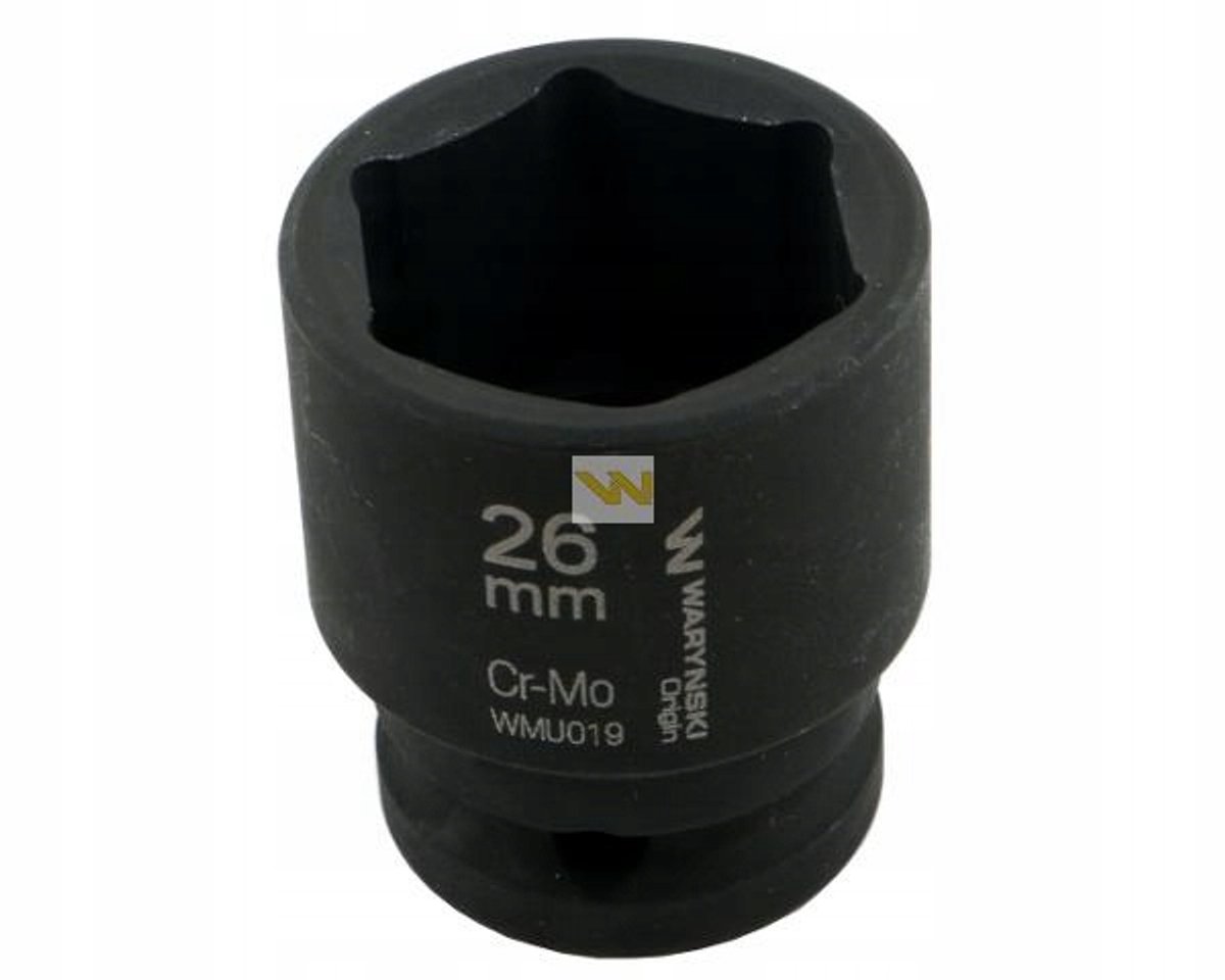 Slagdop 1/2" 26 mm Zeskant CrMo DIN 3129