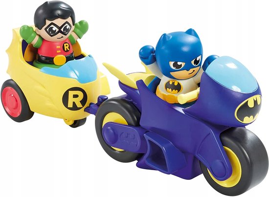 Tomy Toomies Batmotor 2-in-1 met Batman & Robin