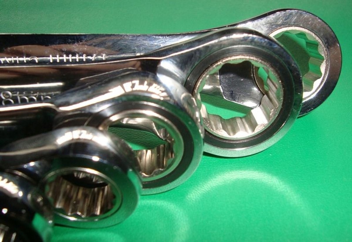 Jonnesway Set Ring Ratelsleutel met Ratel (6 Stuks)