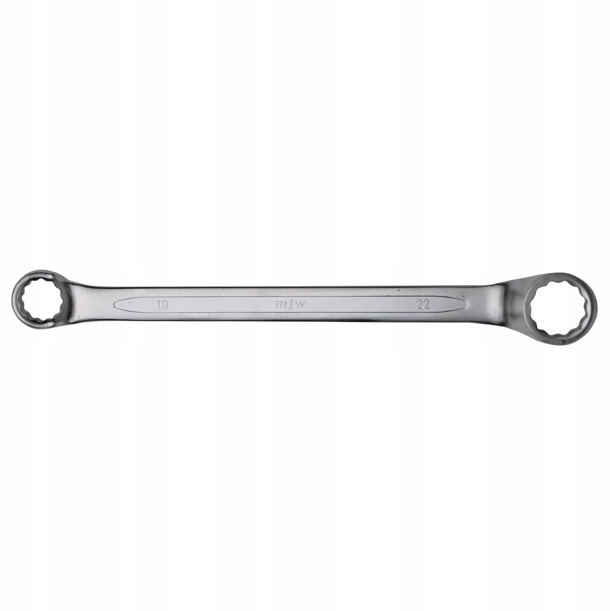 MJW Dopsleutel 19x22mm 75° gebogen CrV DIN 838