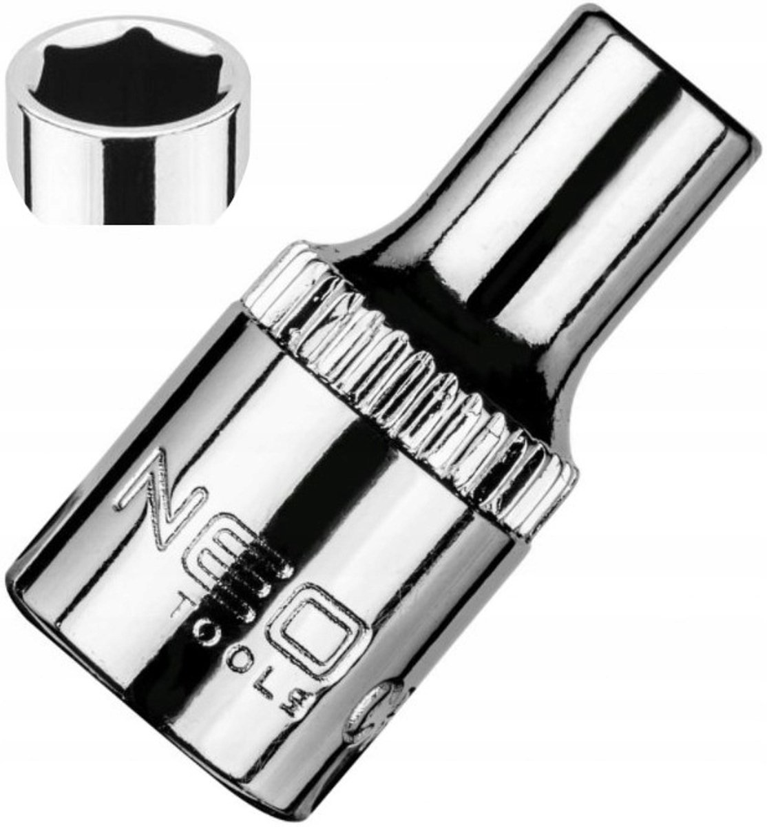 NEO Dopsluitdop 1/4" 4.5 mm - 25 Jaar Garantie