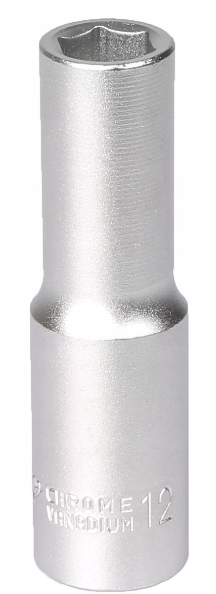 MJW Dopslag 1/2" 6-kant 12 mm - Lange uitvoering