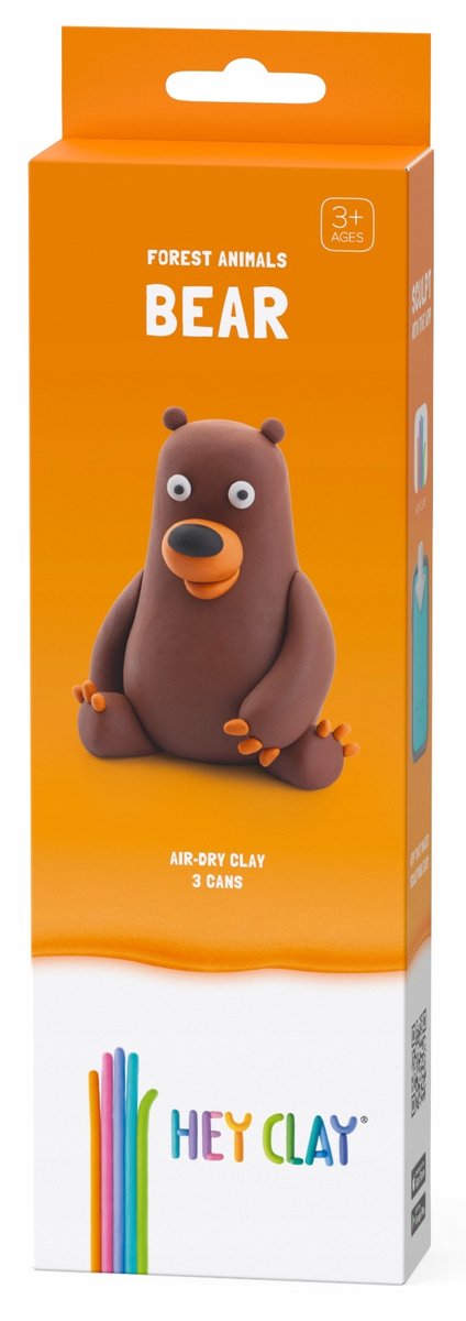 Hey Clay Craft Clay - Teddybeer 3 kleuren
