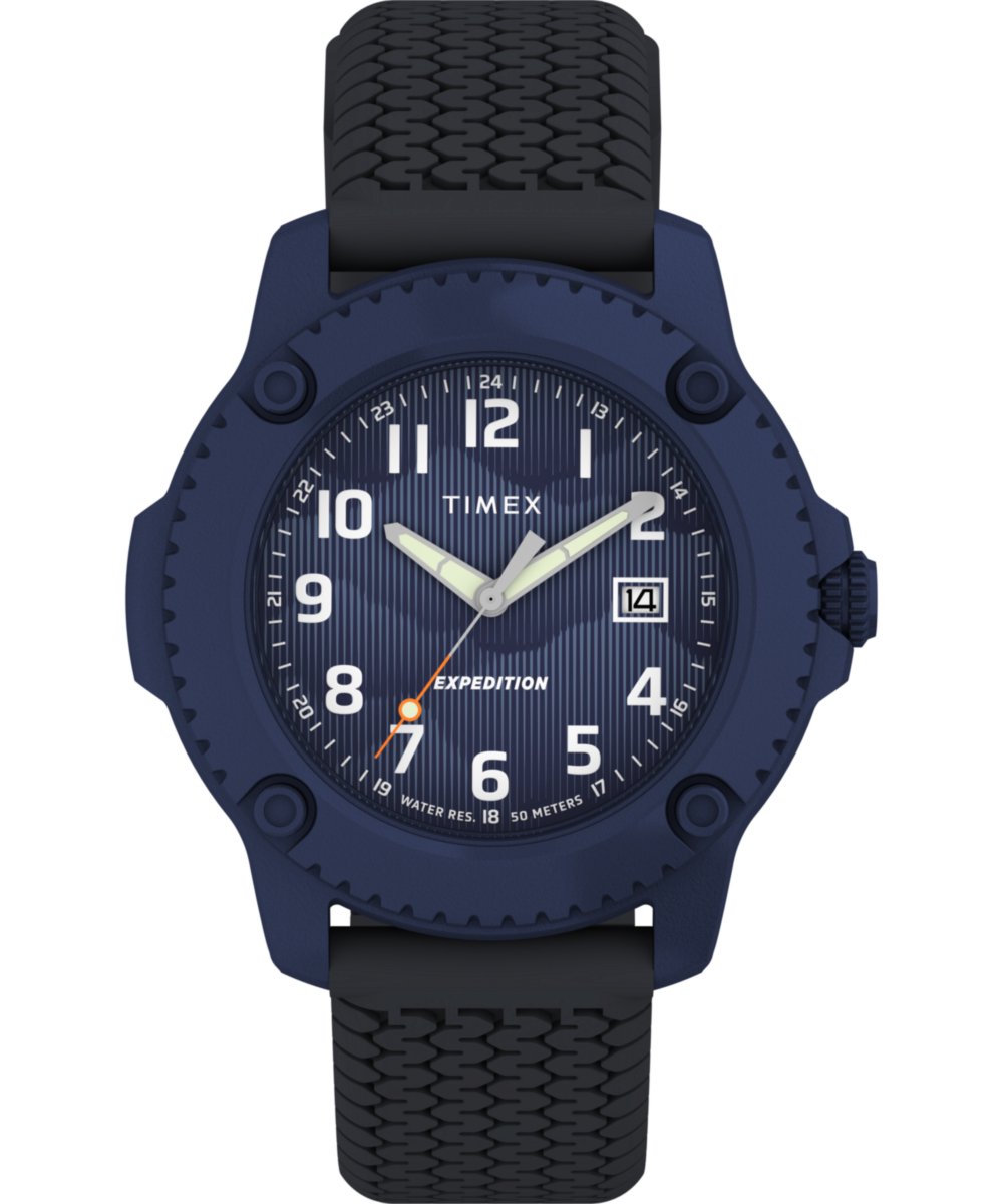 Timex Expedition North Timberline TW4B34600 Horloge - Siliconen - Blauw - Ø 42 mm