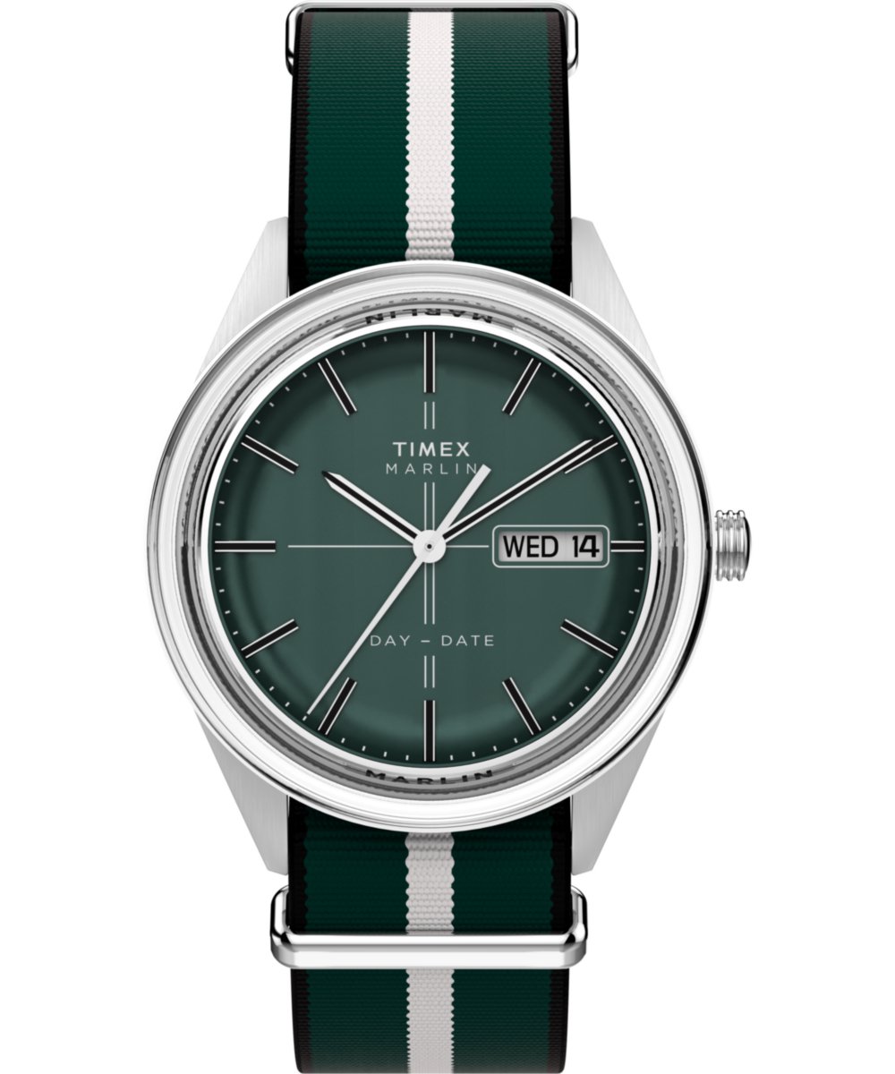 Timex Marlin Jet TW2Y37500 Horloge - Textiel - Groen - Ø 38 mm