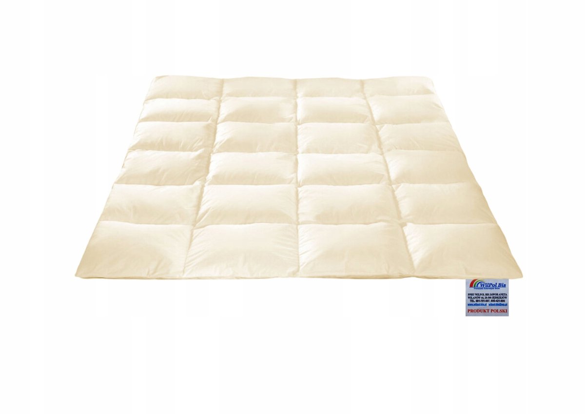 Luxe Ganzendons Dekbed Exclusief 160x200cm - 100% Dons, Ecru