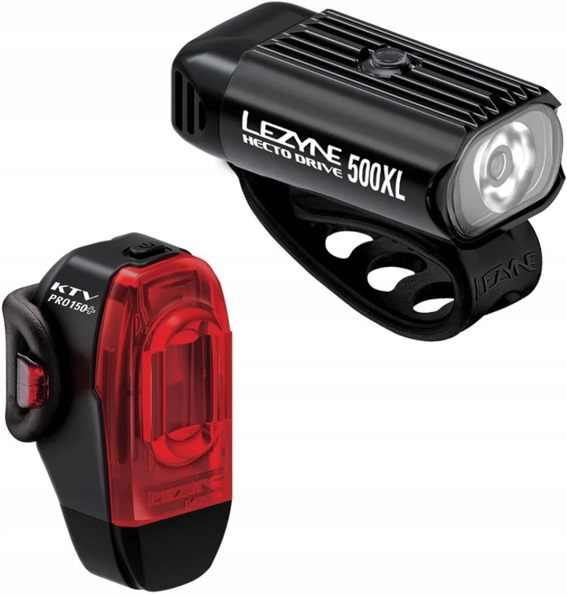 Lezyne Fietsverlichting Set Hecto Drive 500XL / KTV Drive Pro+ 150lm