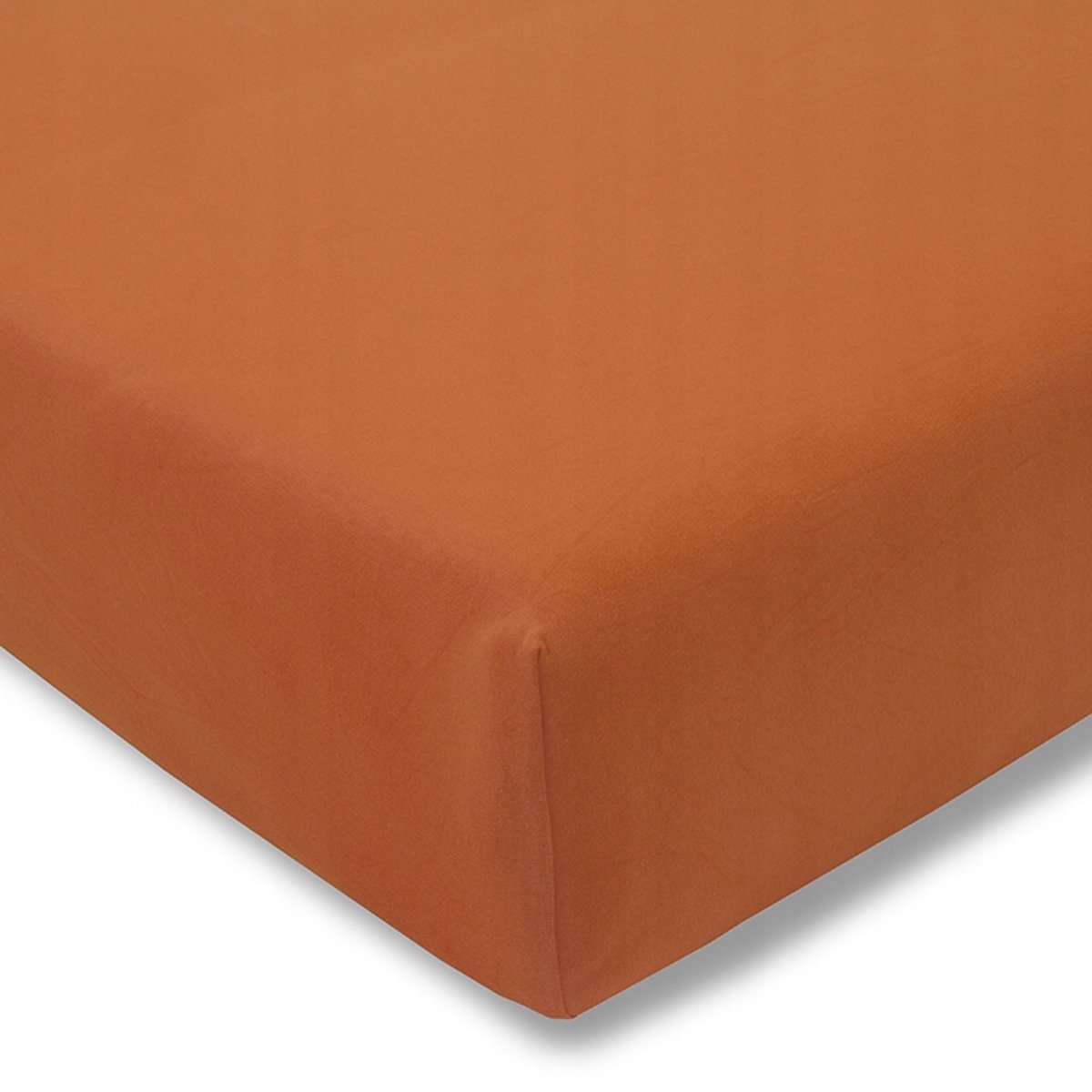 Jersey Hoeslaken 150x200 cm - 100% Katoen - Kleur 370 Terracotta