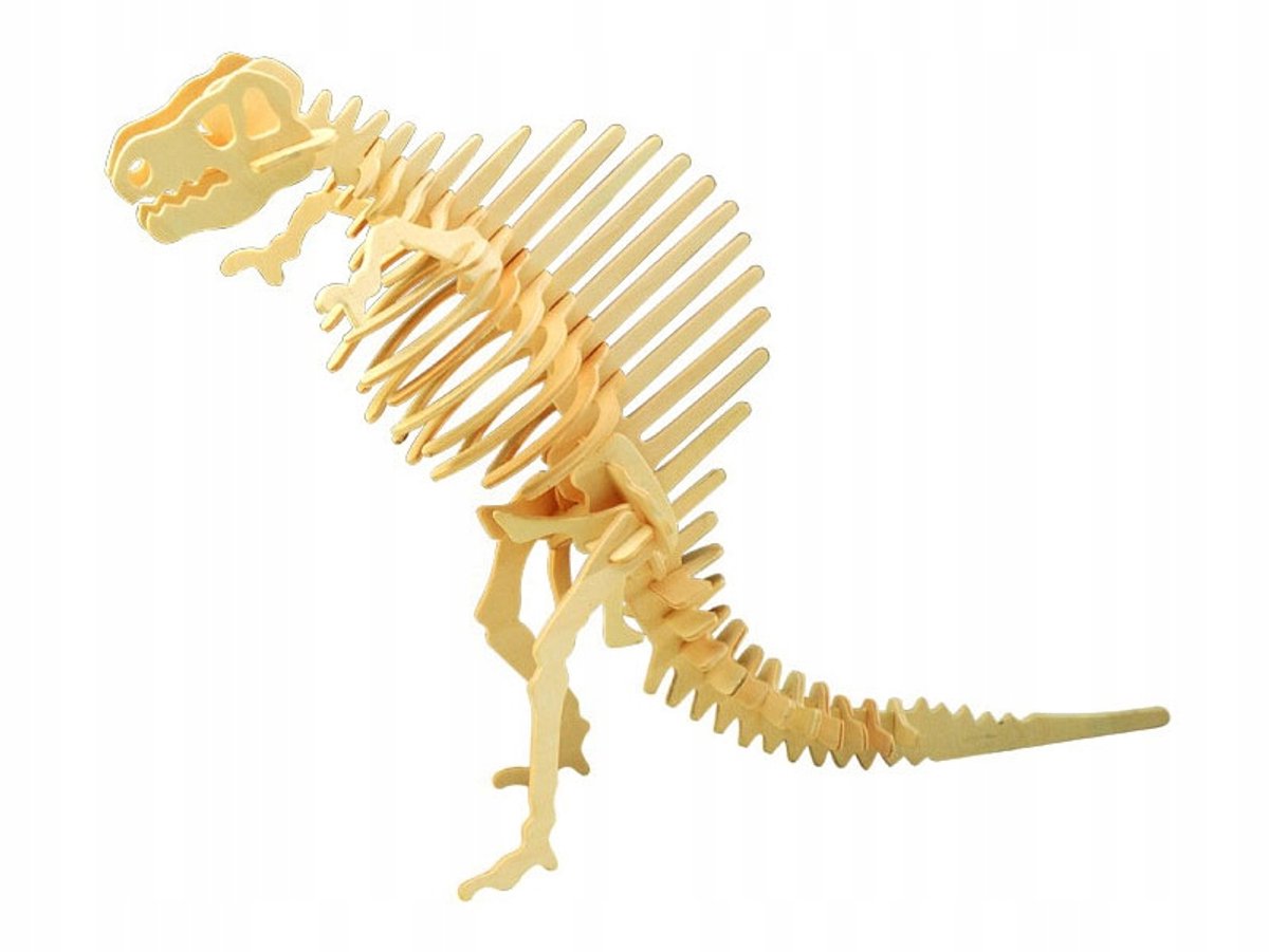 Houten 3D Puzzel Spinosaurus - Bouwpakket voor Kinderen