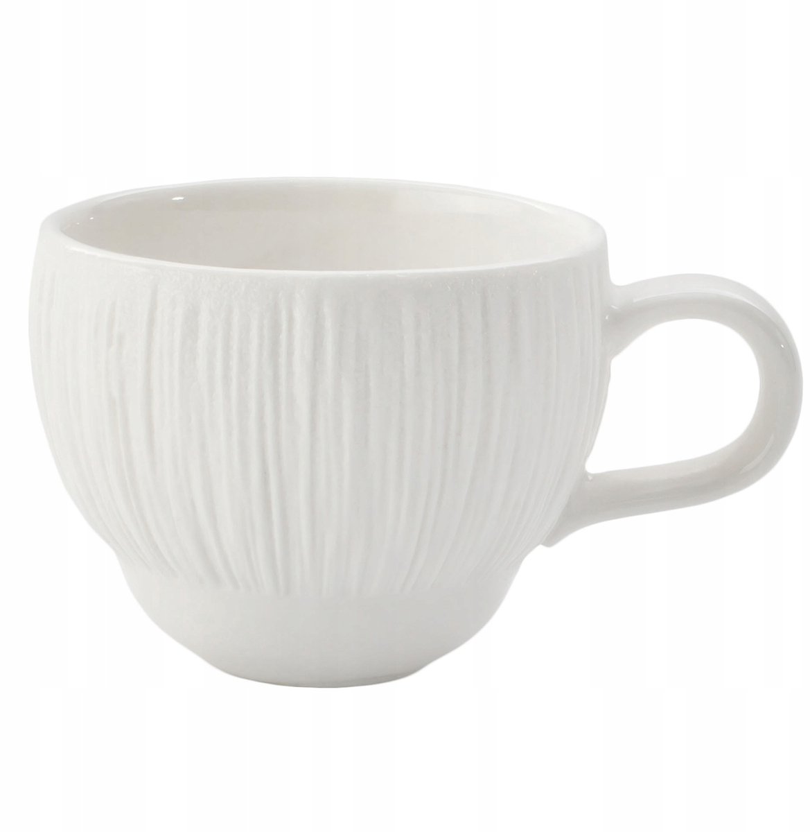 Verlo SENSE Espressokopje - 90 ml - Gebroken Wit met Ribbels