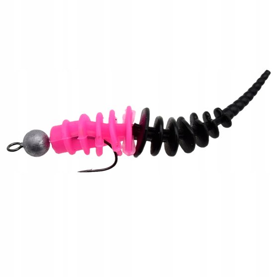Forelaas Set – 30 Stuks Rubberen Kunstaas Met Jigkoppen, 5 Kleuren, 5,4 Cm, UV-actief, Ideaal Voor Forelvissen Op Rivier, Meer En Beek