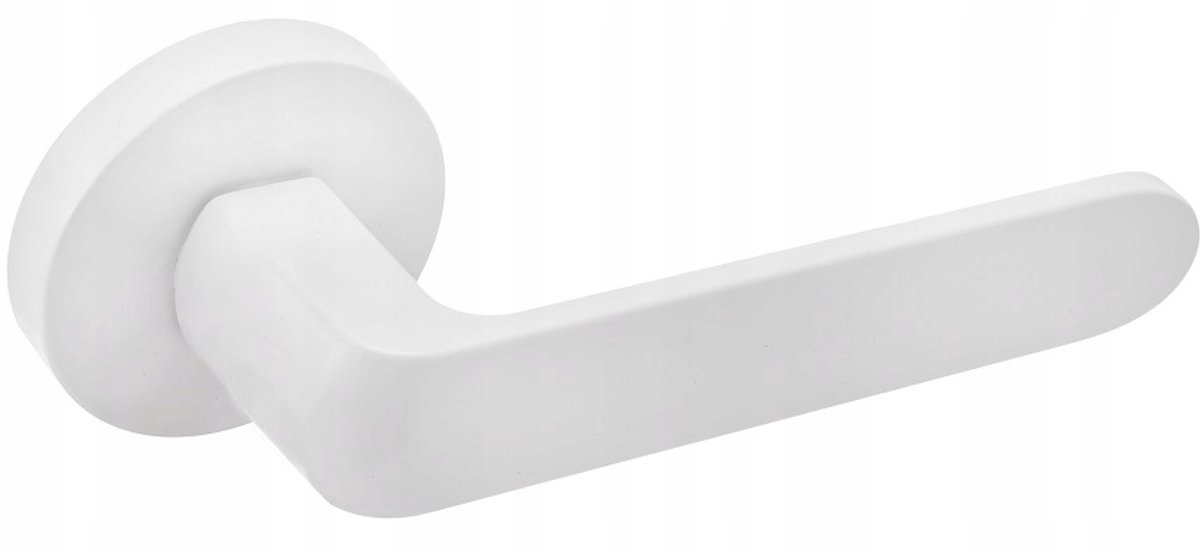 Gamet Organic Deurkruk Wit Mat - Ronde Rozet