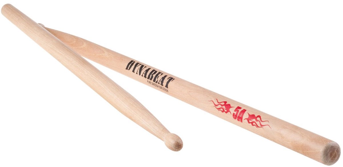 Drumstokken - Wincent W-DB5A - Dynabeat Series - 5A - American hickory - 406 x 14,3mm - Acorn tip - Paar