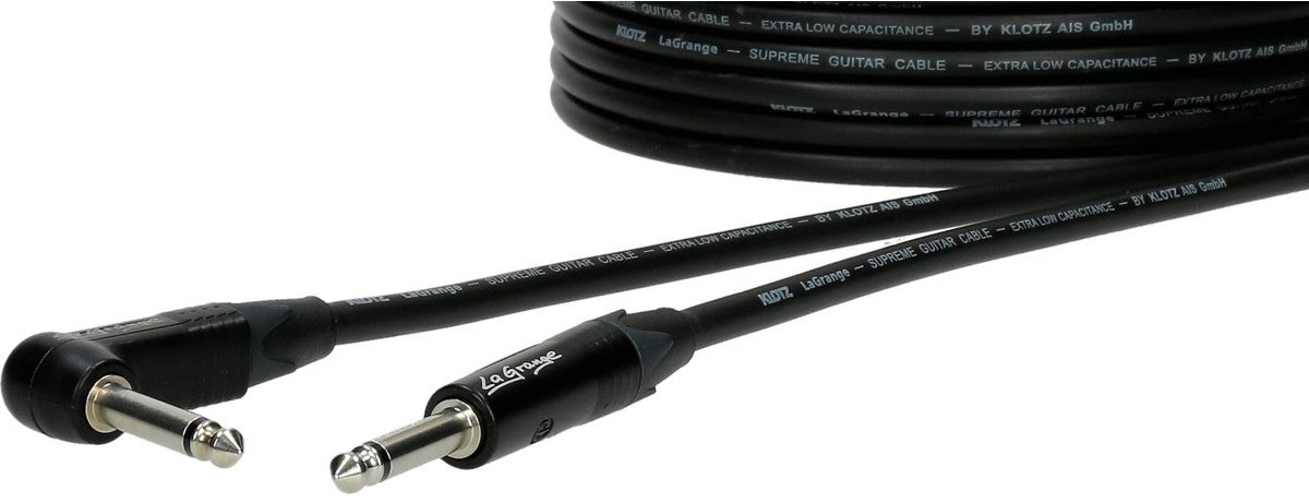 Klotz LA-PR0450 LaGrange gitaarkabel 4.5 meter recht - haaks