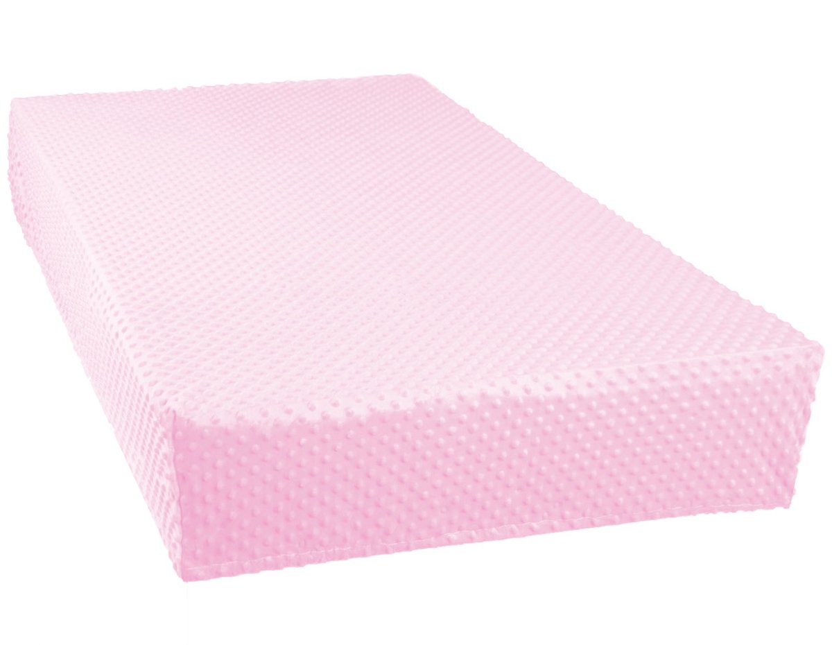 Roze Minky Hoeslaken met Elastiek 140x200cm - Zacht & Duurzaam