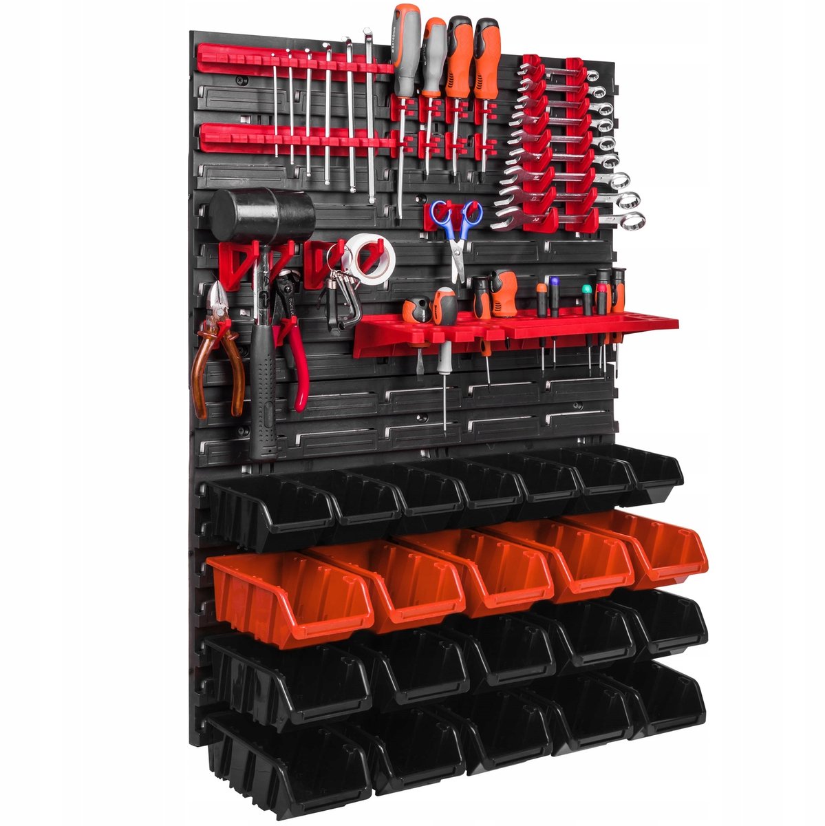 Gereedschapswand 58x78cm met 22 Bakjes - Werkplaats & Garage Organizer