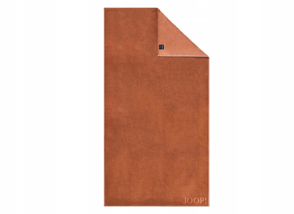 JOOP! De Douche/Handddoch 50x100 cm Doubleface Koper Katoon