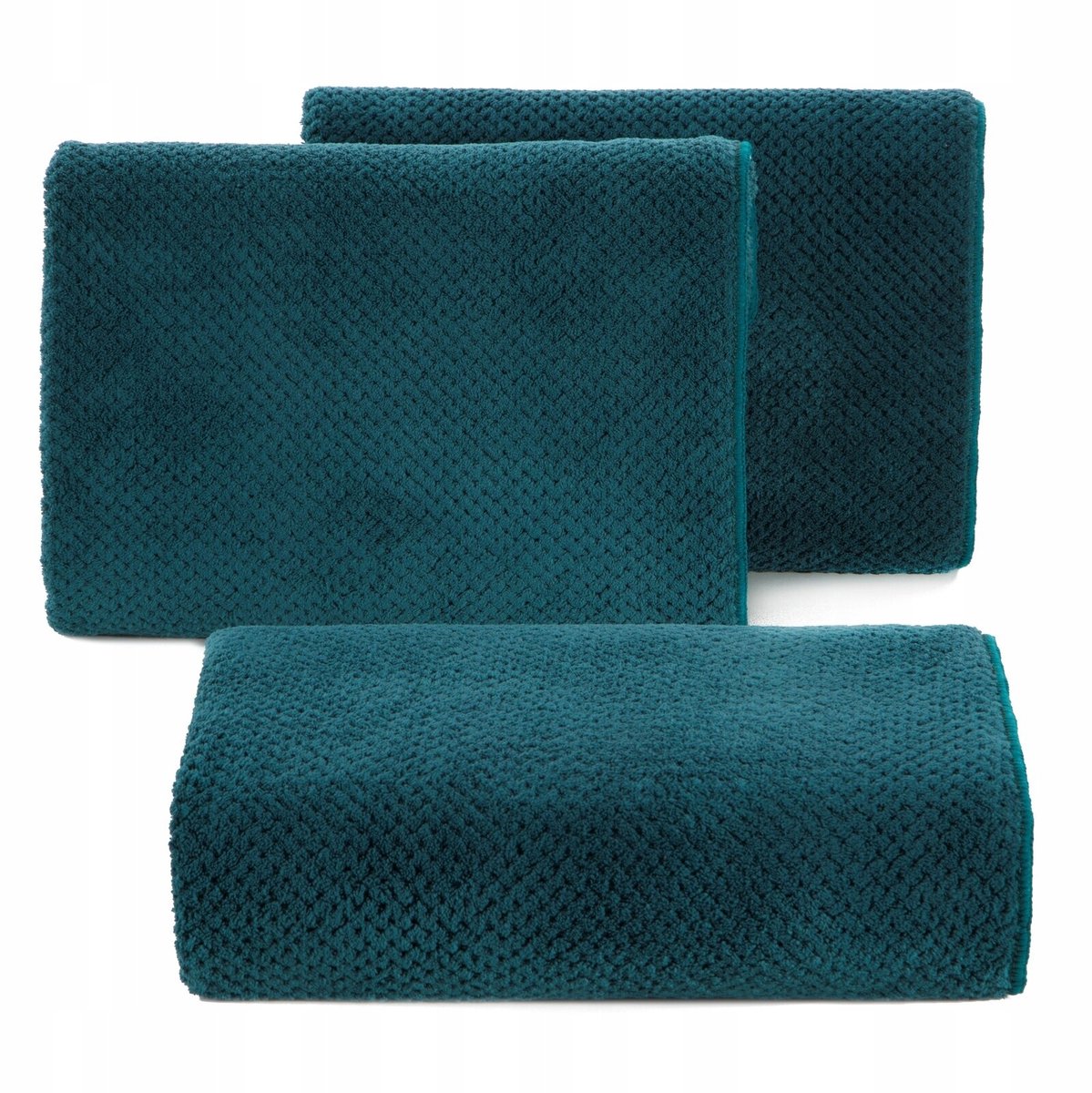 Sneldrogende Handdoek Zoe1 50x90cm Donkergroen - Zacht & Absorberend