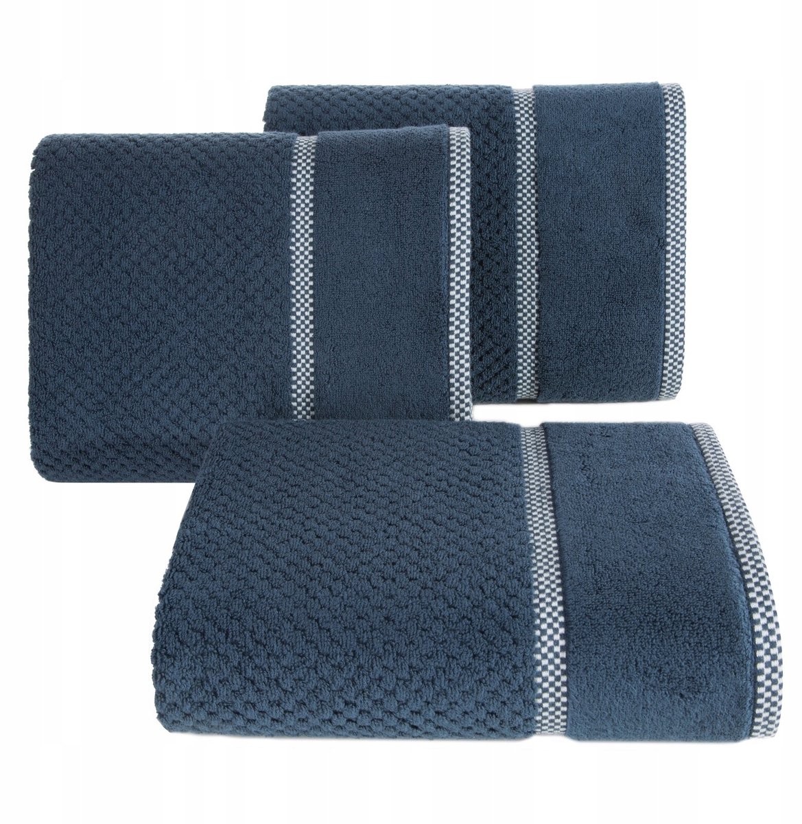 Luxe Badhanddoek Caleb 540 GSM 70x140 cm Marineblauw