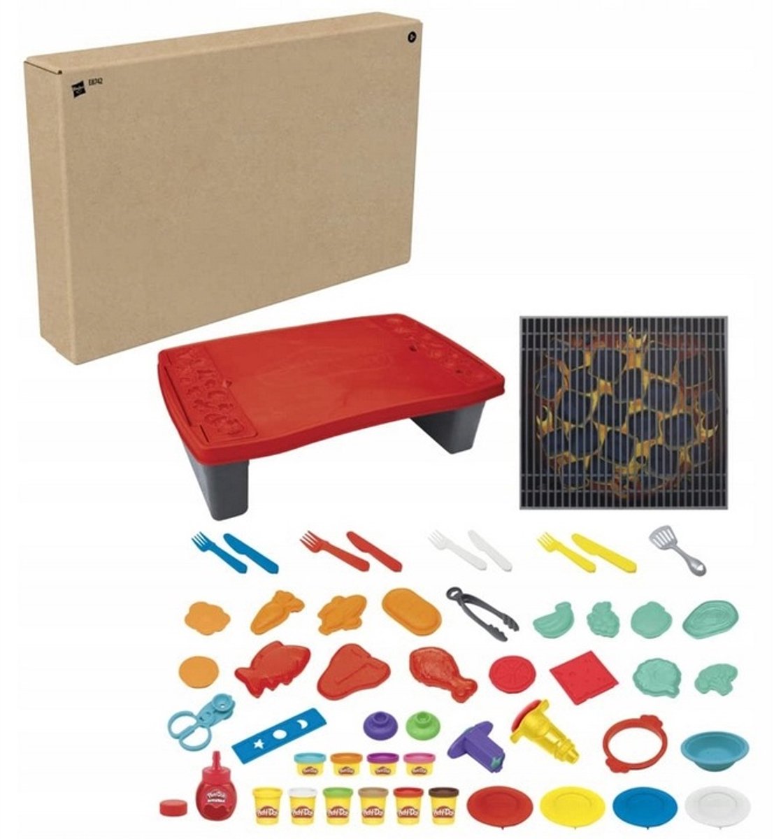 Play-Doh Grillset - 40 Onderdeel: Creatief Speelplezier
