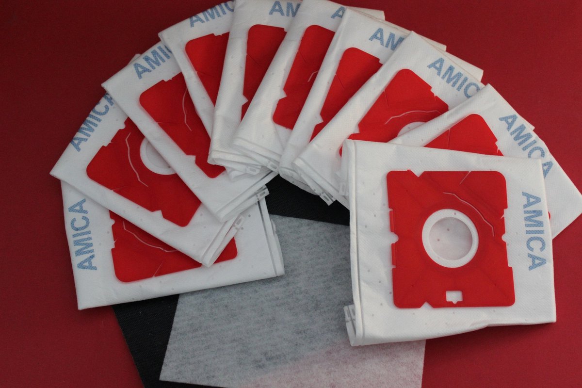 10 Stofzuigerzakken + 2 Universele Filters voor Raven EO001N