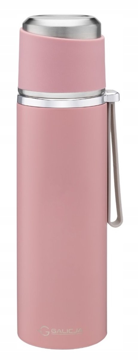 RVS Thermos Astrid 460 ml - Roze, Dubbelwandig