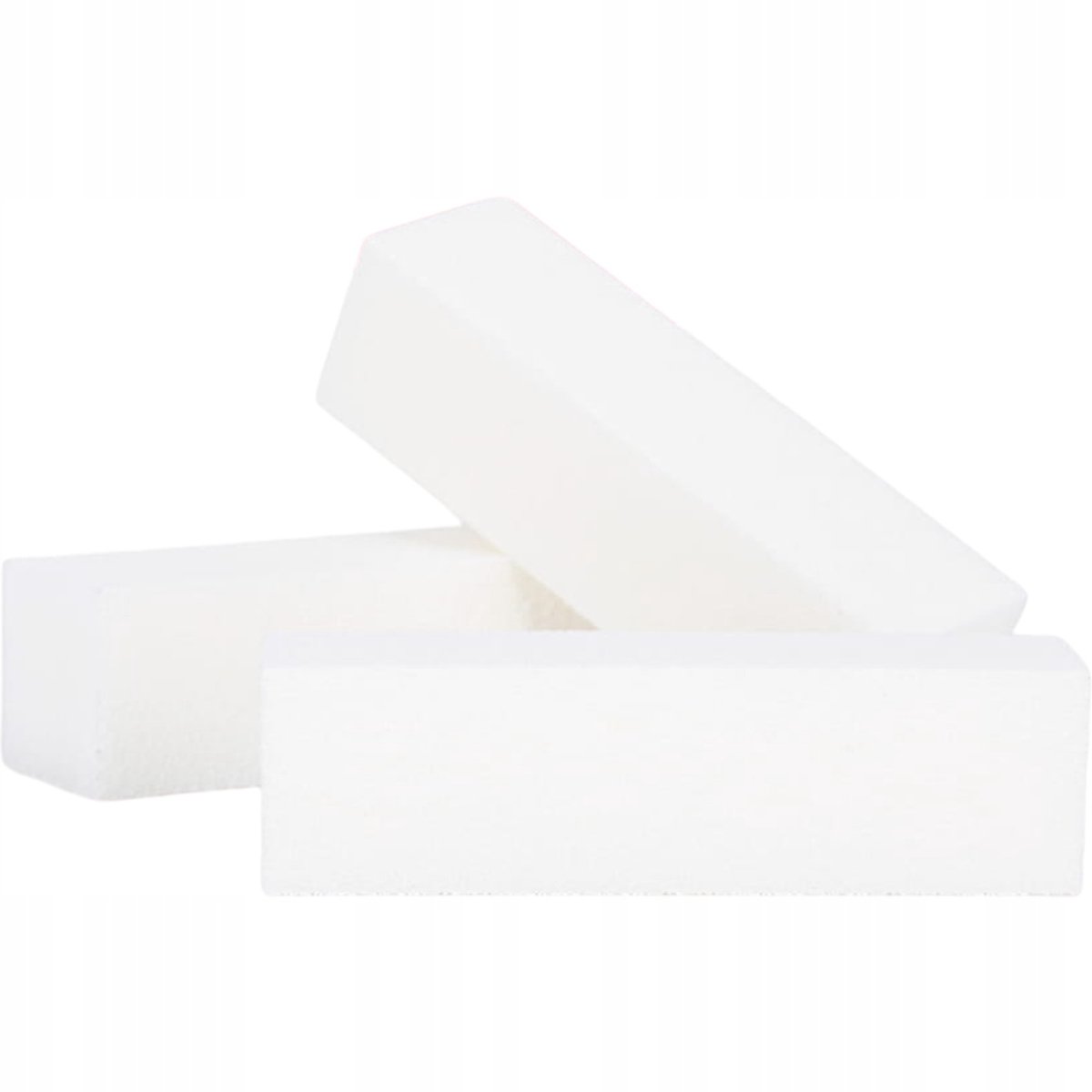 10x Nagel Polijstblok Wit 240/240 - Essentieel voor Manicure