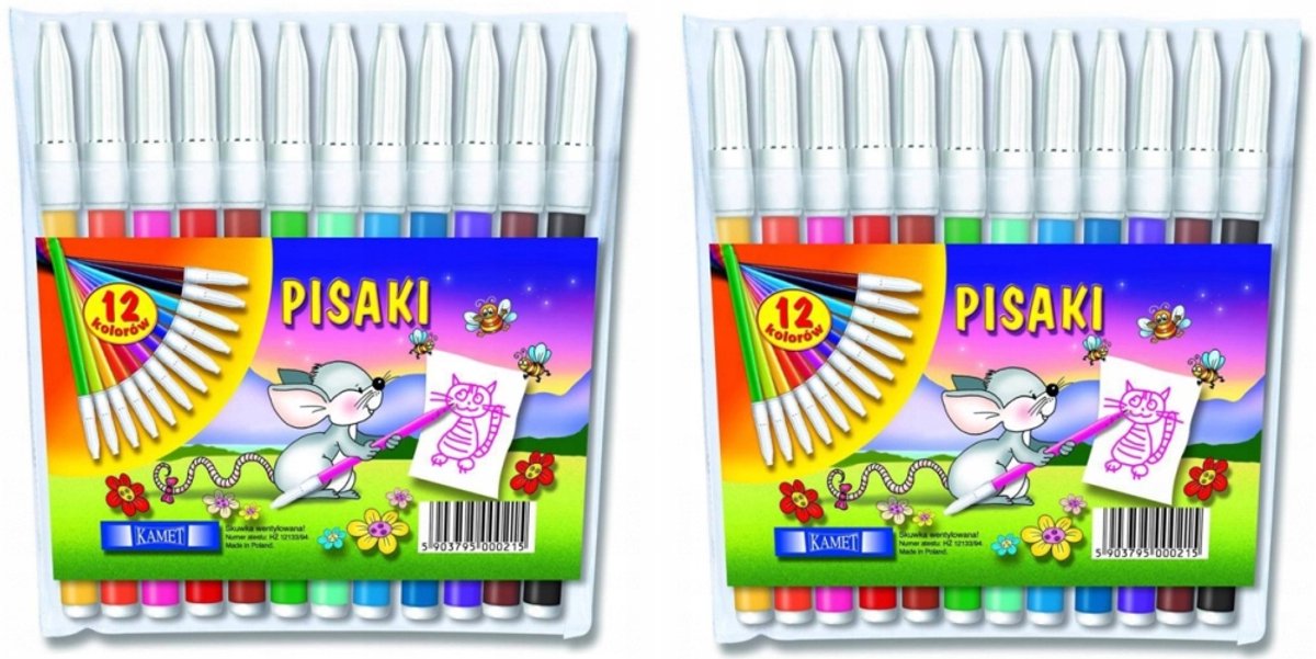 Kamet Markers 24 Stuks Mix Kleuren - Ideaal voor School en Creativiteit