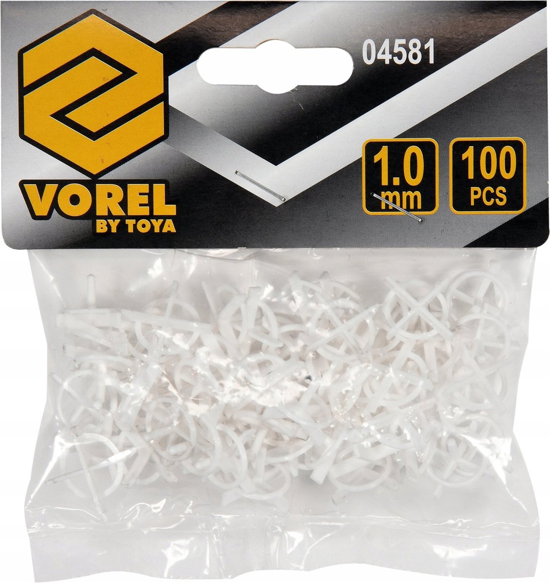 Vorel U1 Afstandskruisjes 1.0mm - 100 Stuks