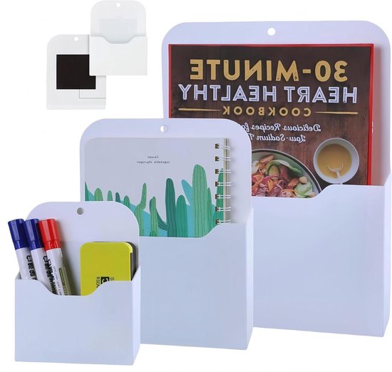 rumitpan Magnetische pennenhouder, markeerhouder, organizer, koelkast, markeerhouder, whiteboard, organizer, dispenser spons, whiteboard, accessoires voor magneetbord, koelkast, school, kantoor rumitpan Magnetische pennenhouder, markeerhouder, organizer, koelkast, markeerhouder, whiteboard, organizer, dispenser spons, whiteboard, accessoires voor magneetbord, koelkast, school, kantoor