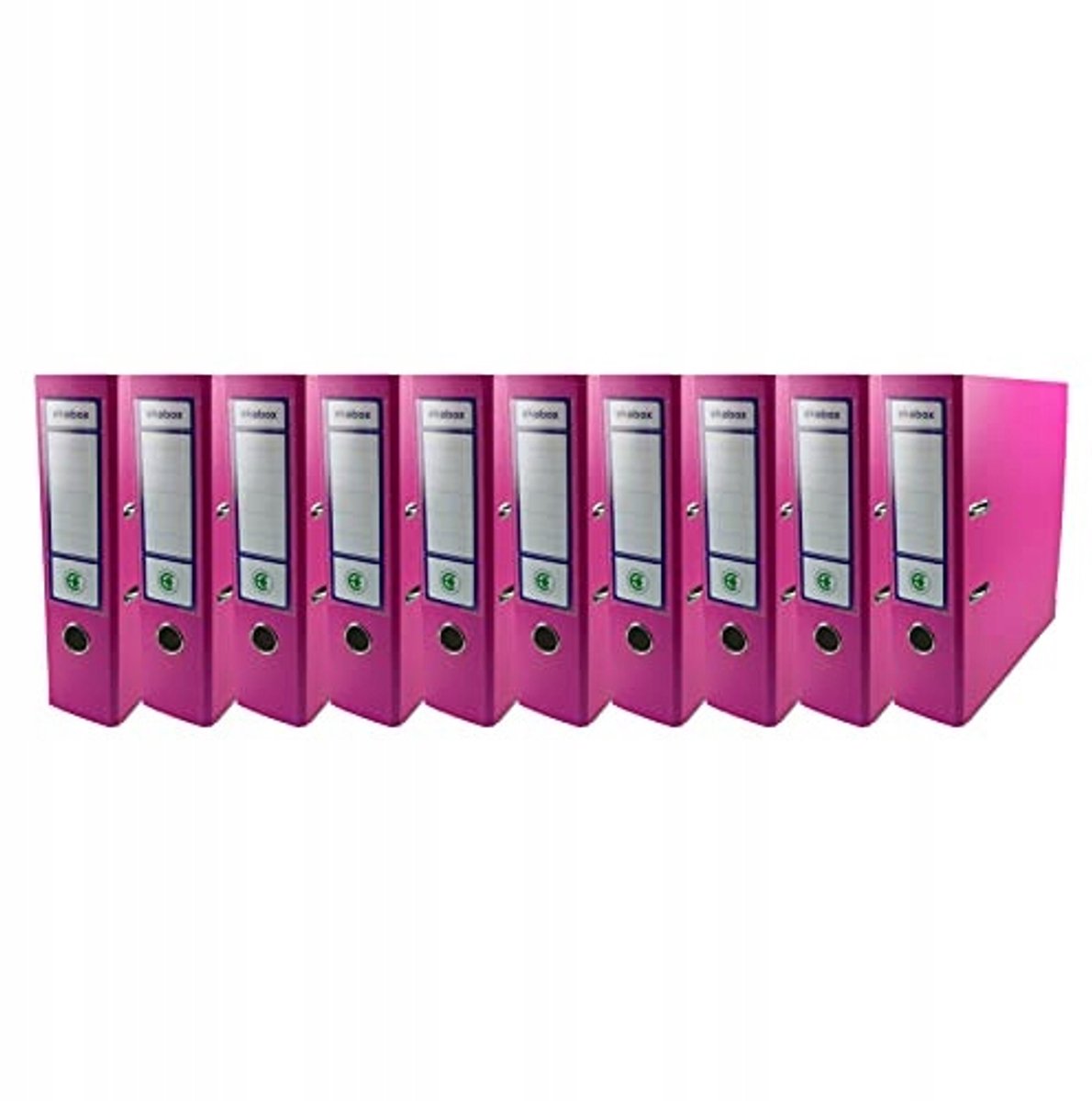 Ekobox Ringband A4 80mm Roze - 10 stuks