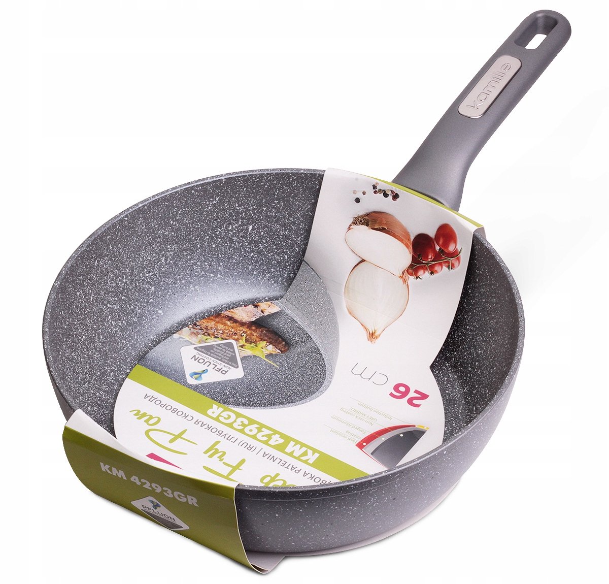 Kamille Granieten Koekenpan 26 cm Inductie
