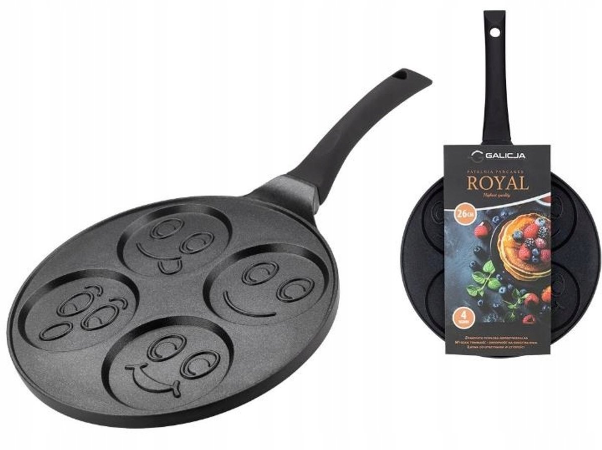 Royal Koekenpan 26 cm voor Pannenkoeken en Eieren - Anti-aanbaklaag