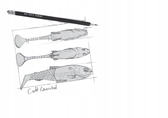 Savage Gear Cannibal CRAFT 12,5cm Kunstshads - Kant-en-klaar van Savage Gear — afbeelding 2