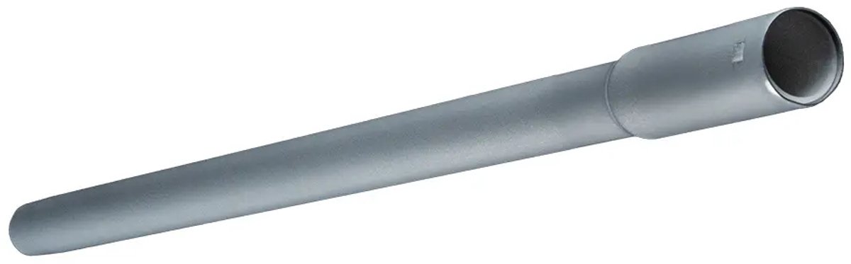 SQOON® Zuigbuis 32 mm aluminium - Lengte 75 cm - Universeel met kunststof bus - Lichtgrijs - Geschikt voor diverse stofzuigers - Ergonomisch & lichtgewicht schoonmaakhulpmiddel – Minder belasting, meer schoonmaakcomfort