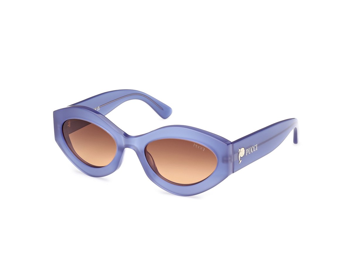 Pucci Ep0227 Zonnebril Blauw Man