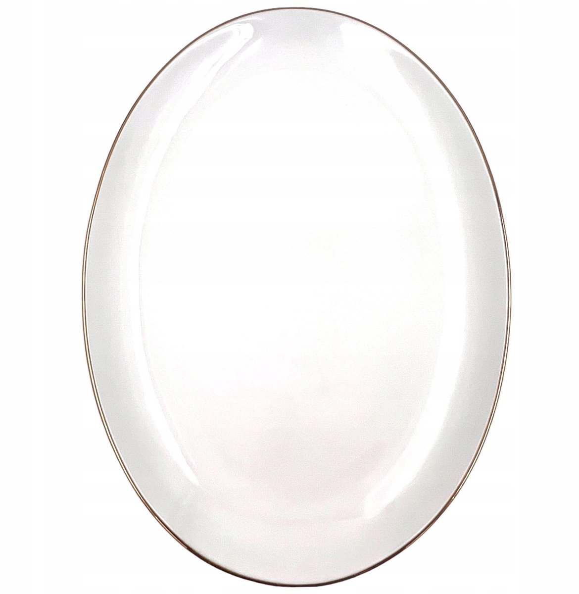 Bogucice Ovale Serveerschaal 36 cm Basis Goud Porselein