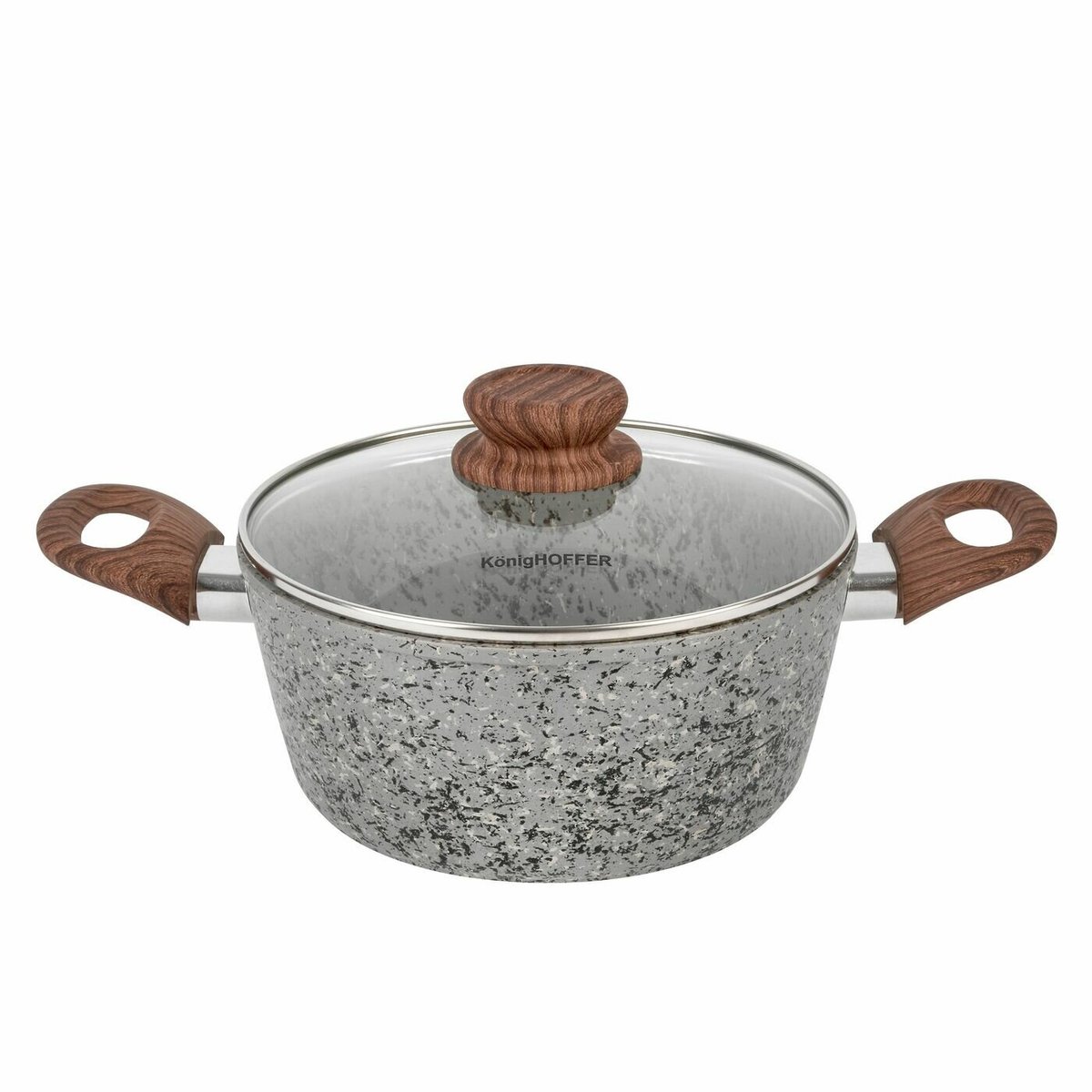 Granitine Pan 2.4L - Non-stick, Inductie & Gas, Vaatwasmachinebestendig