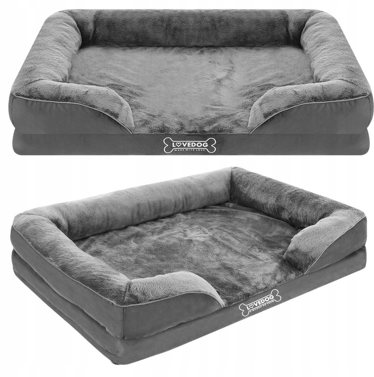 Orthopedisch Hondenkussen XL 100x75cm - Comfort & Steun voor Grote Honden