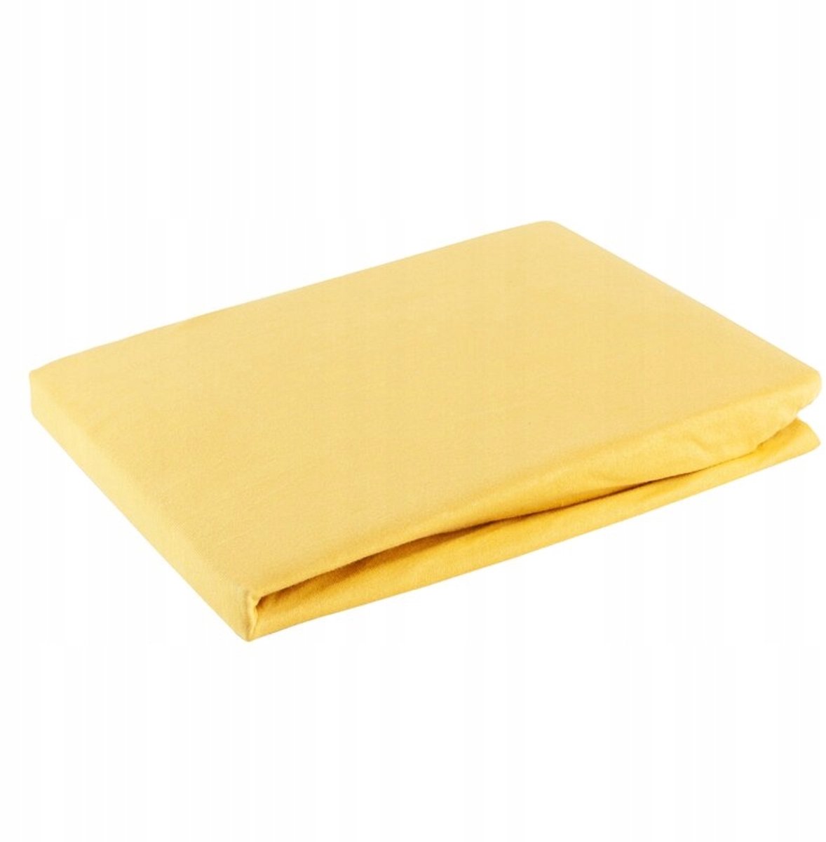Jersey Hoeslaken met Elastiek 90x200cm - Mosterdgeel