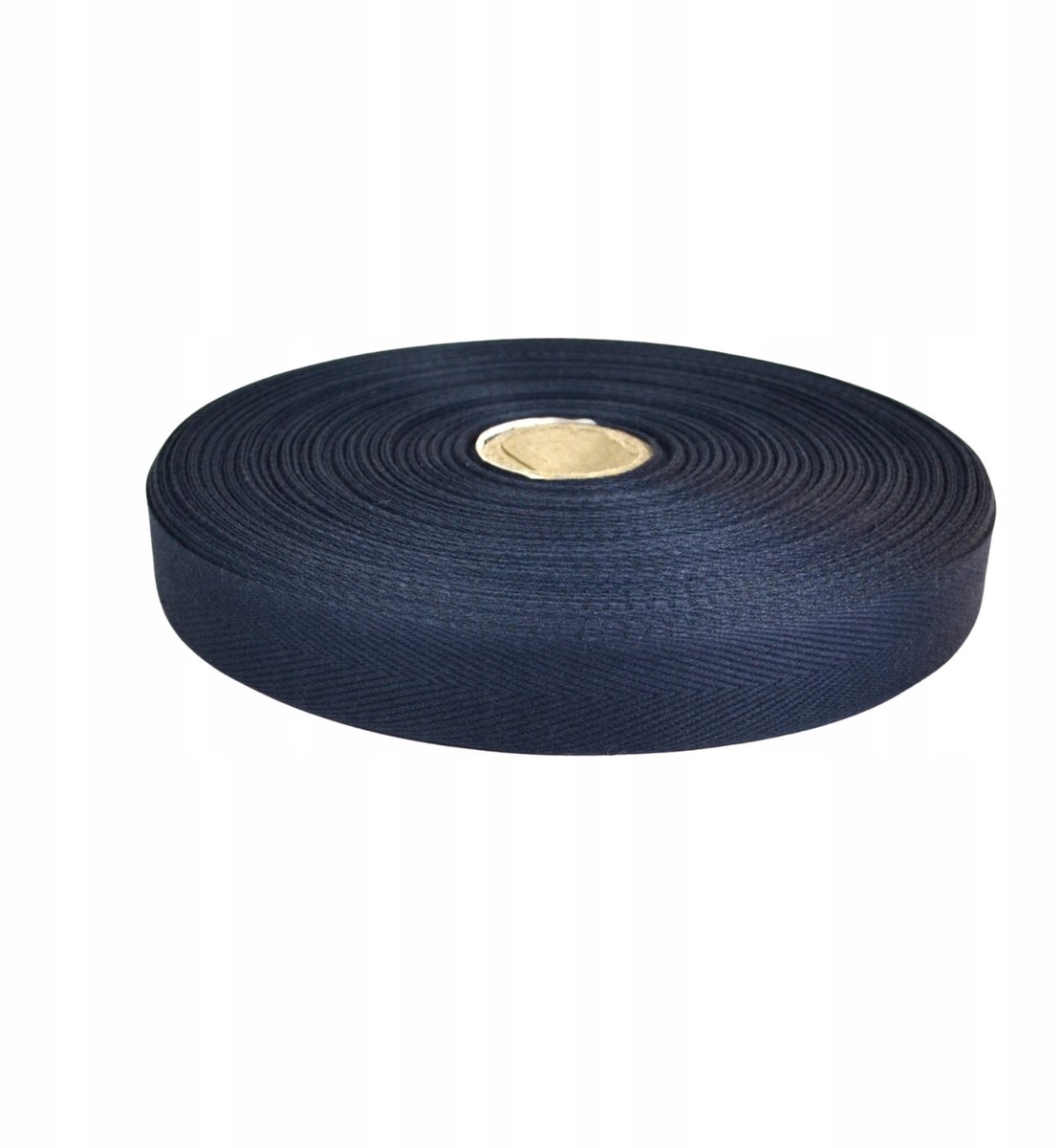 Ariadna Visgraat Band 10mm x 50m - Donkerblauw Katoen/Polyester