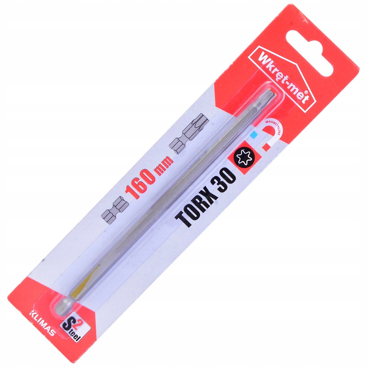 Torx bit TX-30 160mm voor slijpmachines - 1 stuk