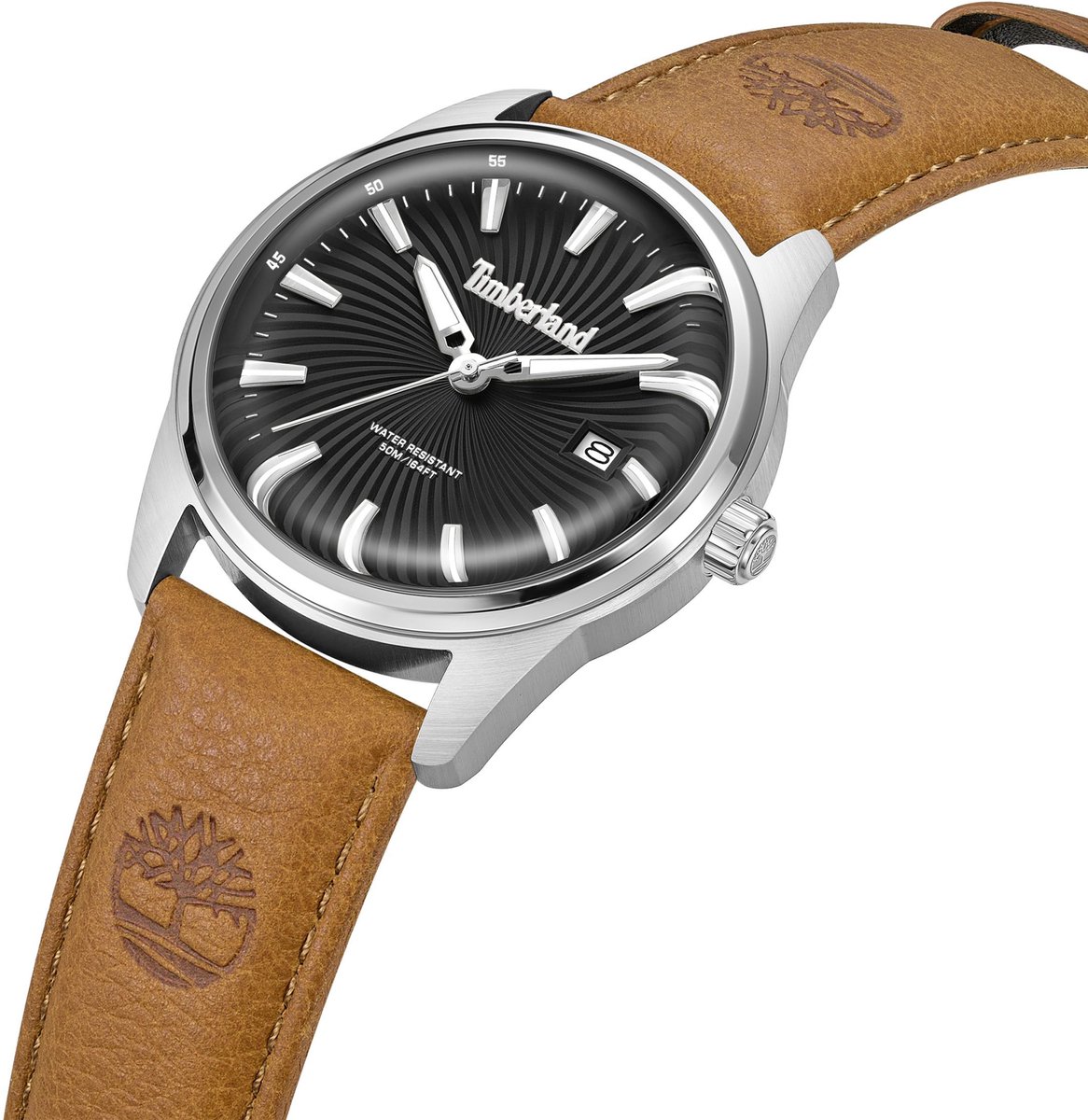 Datum horloge Birch Road Black