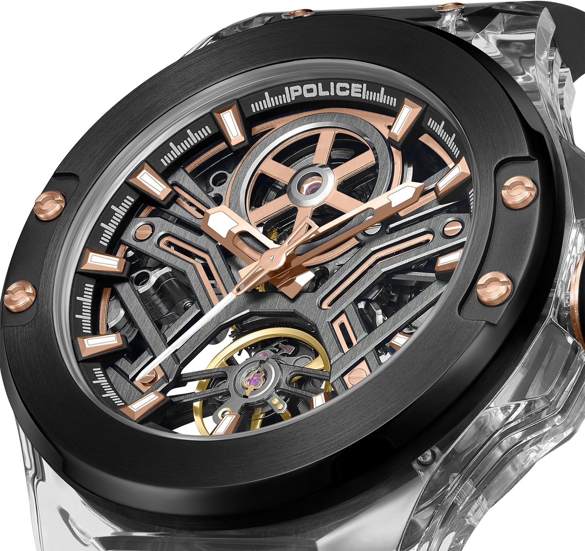 Automatisch horloge Cyclone Black - Rose-gold
