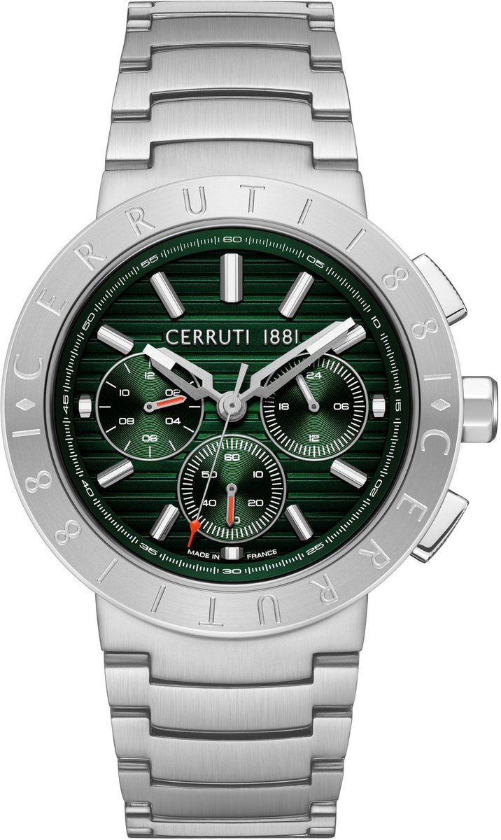 Cerruti 1881 CIWGK0085804 - Horloge - Roestvrij staal - Zilver - 42 mm