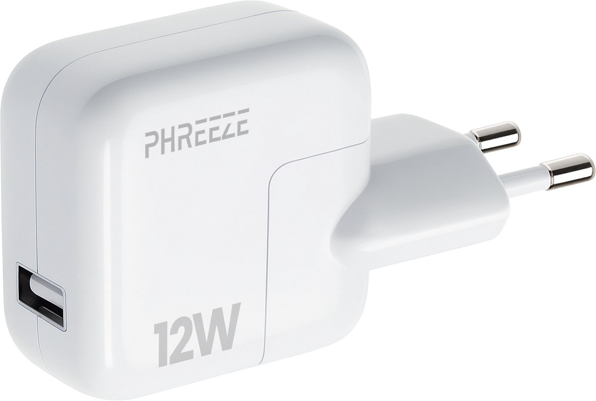 Usb adapter - 5v 2a - Universeel - Usb oplader voor telefoon & tablet - Usb lader - Phreeze origineel
