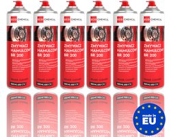 BR 200 Brake Cleaner Professioneel - 6 Stuks Remmenreiniger Spray - Acetonvrij 500ml - Werkplaats Garage Fiets