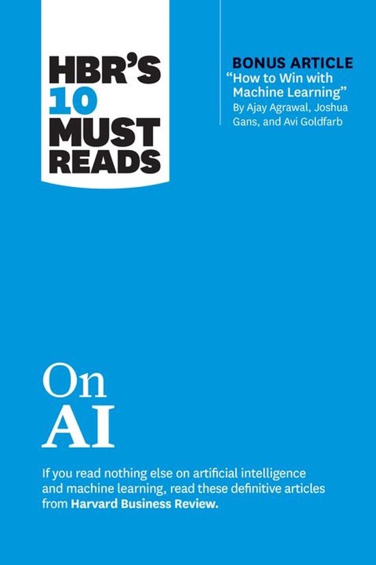 HBR's 10 Must Reads - HBR's 10 Must Reads on AI (with bonus  ... - cover